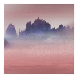 Faux Wrapped Canvas Print