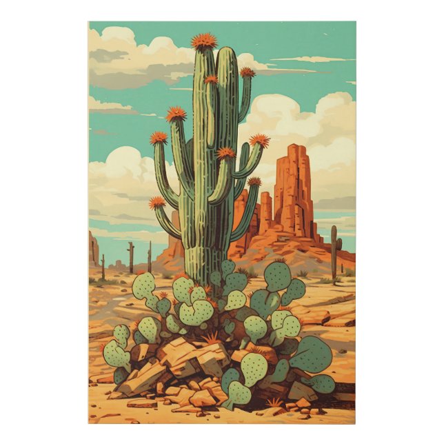 Faux Wrapped Canvas Print (Front)