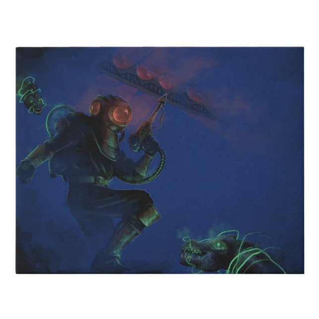 Faux Wrapped Canvas Print (Front)