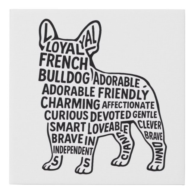 Faux Wrapped Canvas Print (Front)