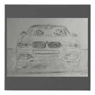 Faux Wrapped Canvas Print