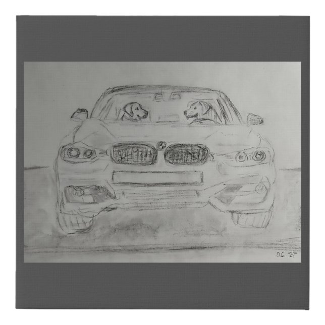 Faux Wrapped Canvas Print (Front)