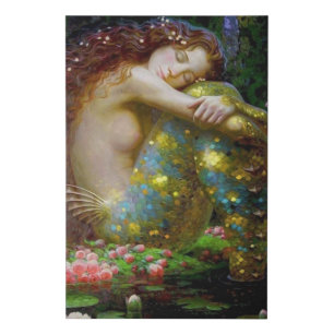 Faux Wrapped Canvas Print