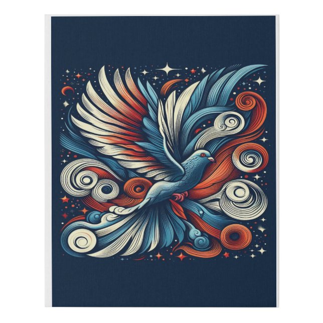 Faux Wrapped Canvas Print (Front)