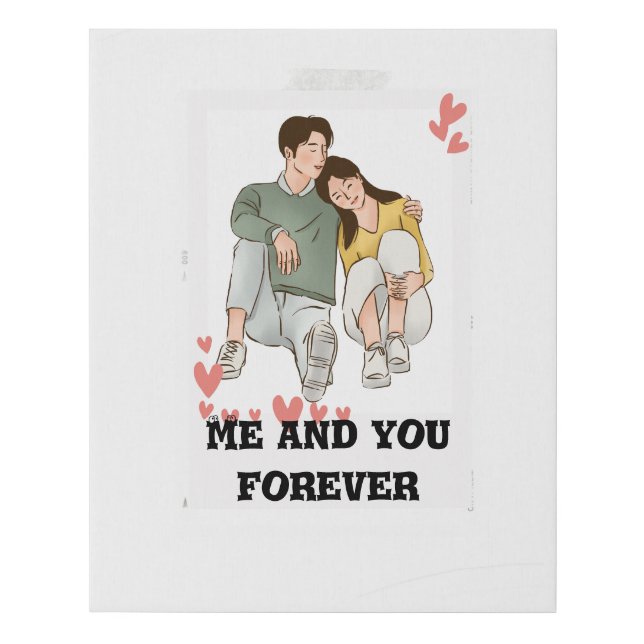 Faux Wrapped Canvas Print (Front)