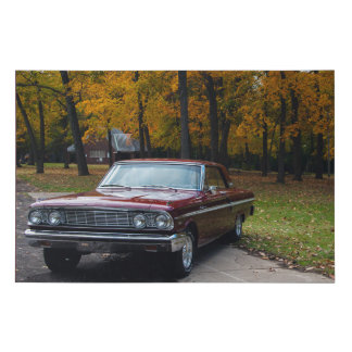 Faux Wrapped Canvas Print (A Classic In Autumn)