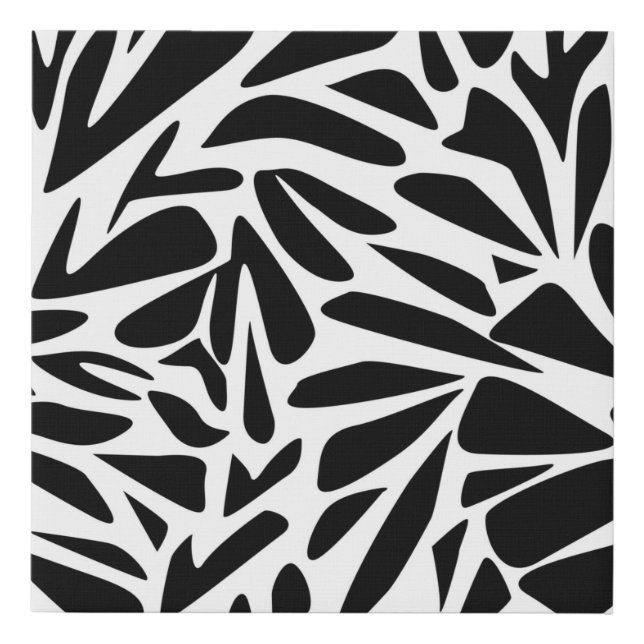 Faux Wrapped Canvas Print Abstract modern seamless (Front)