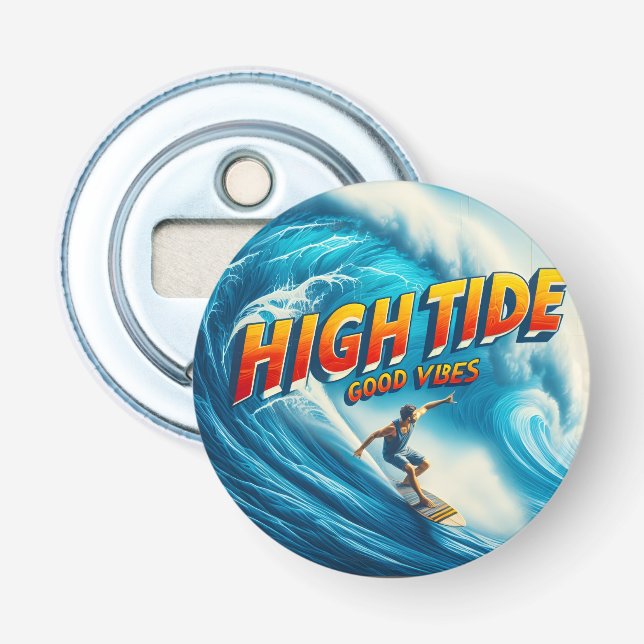 Faux Wrapped Canvas Print Bottle Opener (Front)