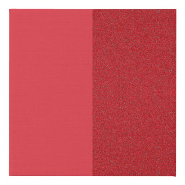 Faux Wrapped Canvas Print (Square) – Customizable (Front)