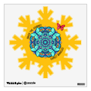 Faux Wrapped Canvas Print Wall Decal