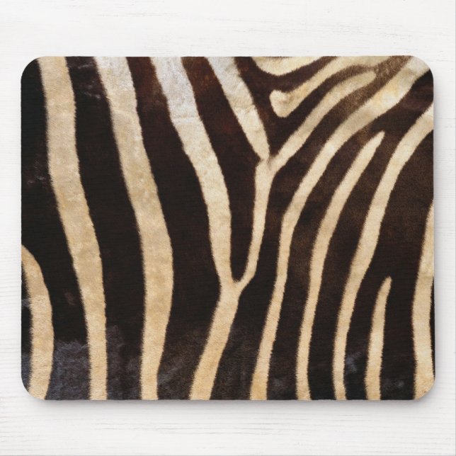 faux zebra print mouse pad (Front)