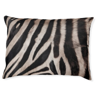 Faux Zebra Skin Print | Large Dog Bed