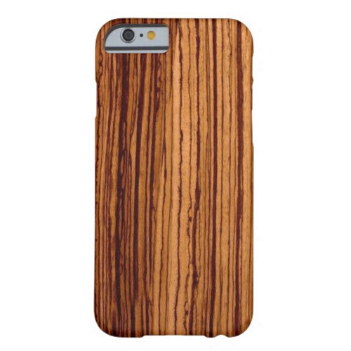 Faux Zebra Wood Executive Barely There iPhone 6 Case