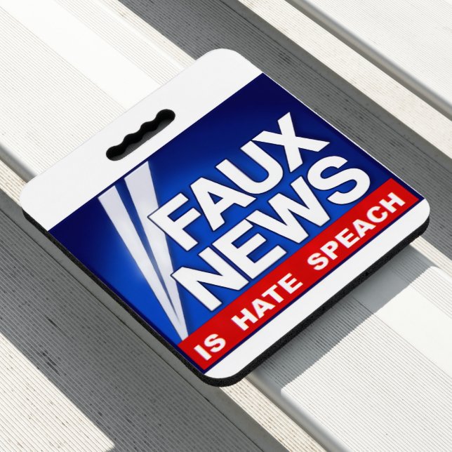 FauxNews Seat Cushion (In Situ)