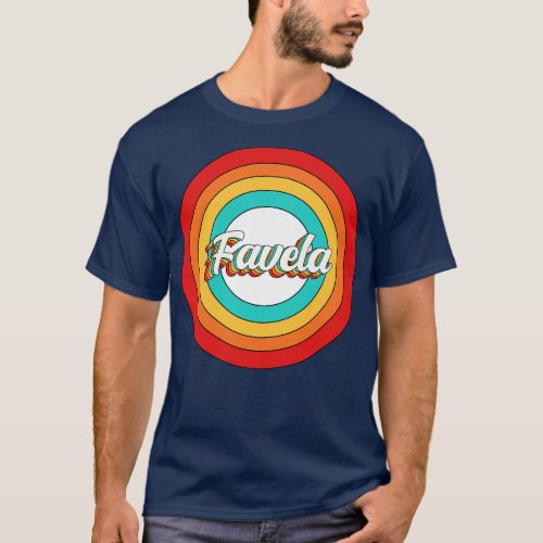 Favela Name Shirt Vintage Favela Circle