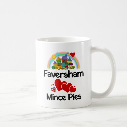 Faversham Kent UK Loves Mince Pies Coffee Mug