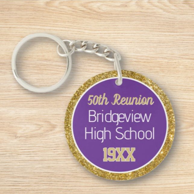 Favor!! 50th Class Reunion Keychain (Creator Uploaded)