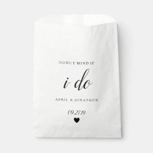 Favor Bag - Donut Mind if I Do Heart