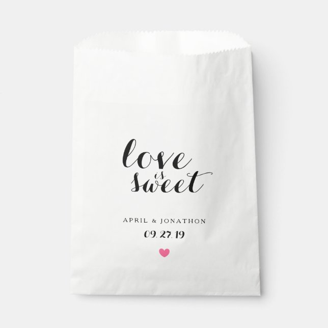 Favor Bag - Love is Sweet (Front)