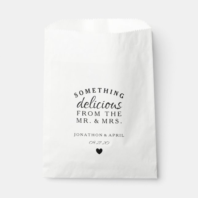 Favor Bag - Something Delicious (Front)