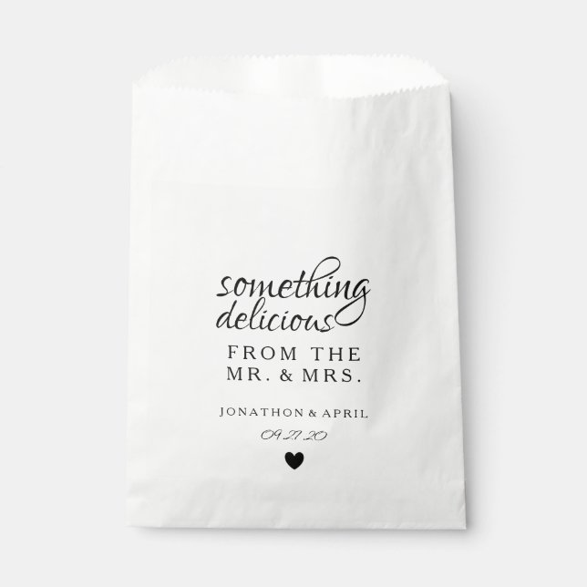 Favor Bag - Something Delicious (Front)