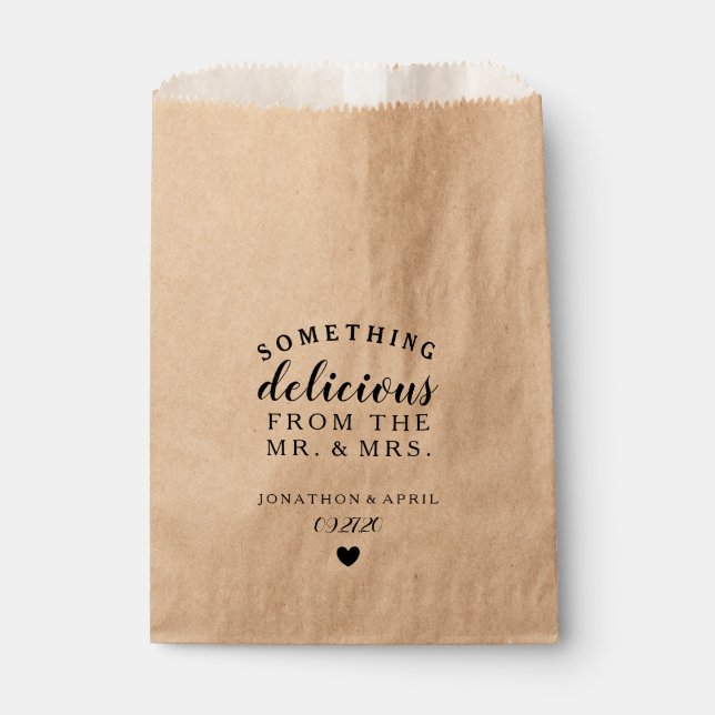 Favor Bag - Something Delicious (Front)
