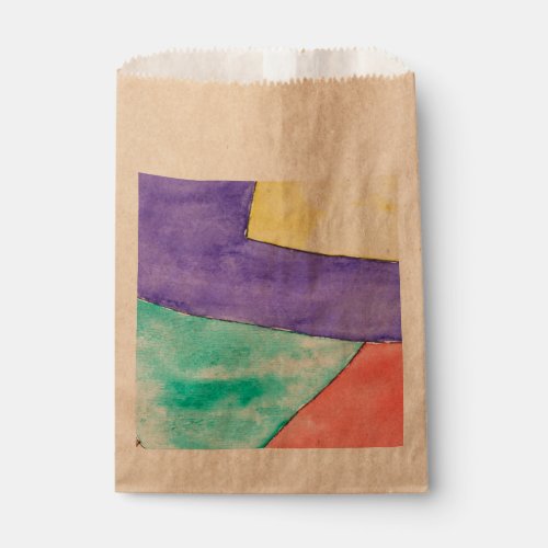 favor bag with abstract design