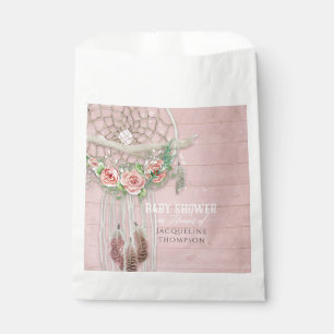 Favor Bags Baby Girl Shower Dream Catcher BOHO Art