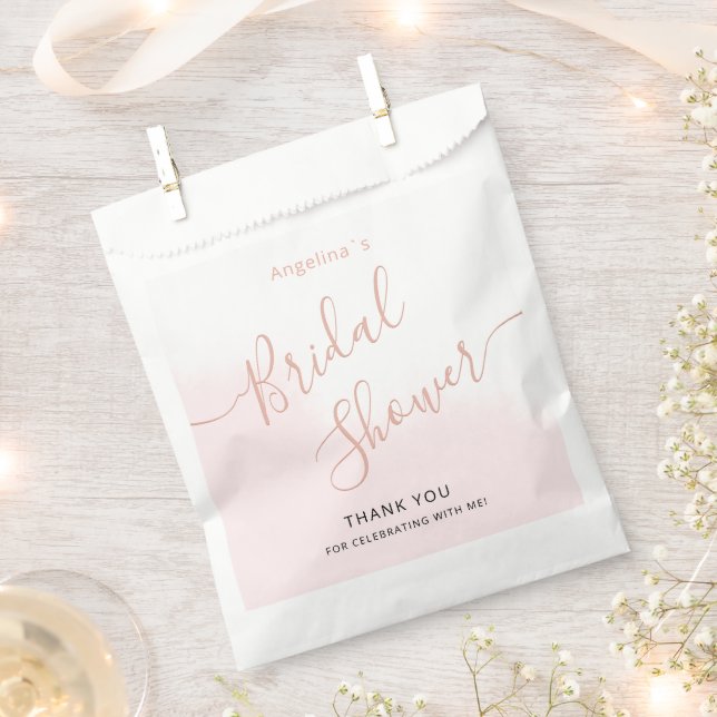 Favor Bags for a bridal shower. (Clipped)