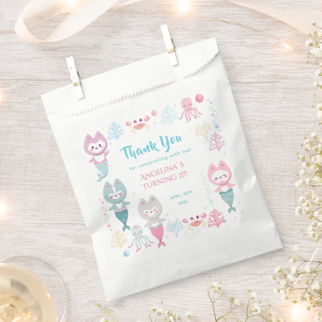  Favor Bags for a nautical themed birthday. (Clipped)