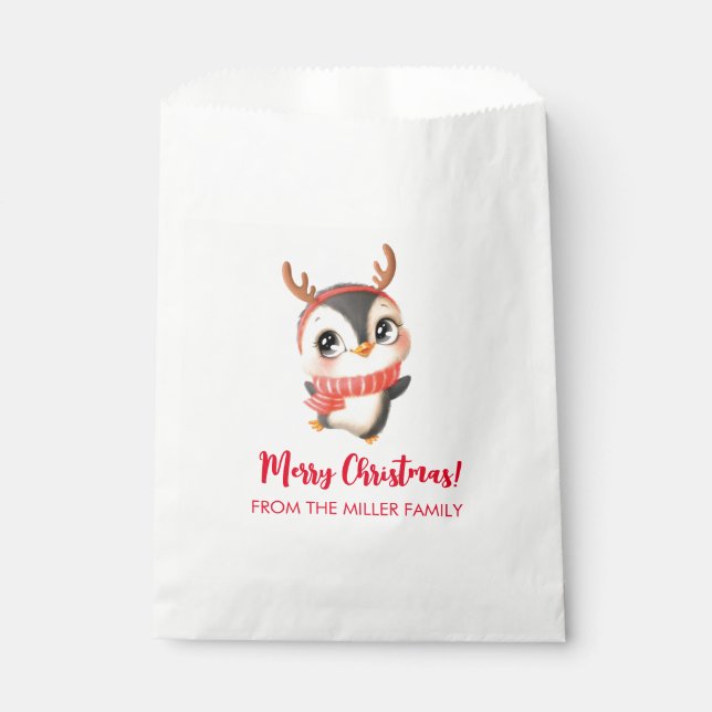 Favor Bags,TREAT BAGS,CHRISTMAS PAPER BAG (Front)