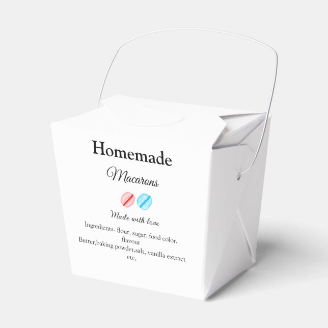 Favor Box (Front Side)