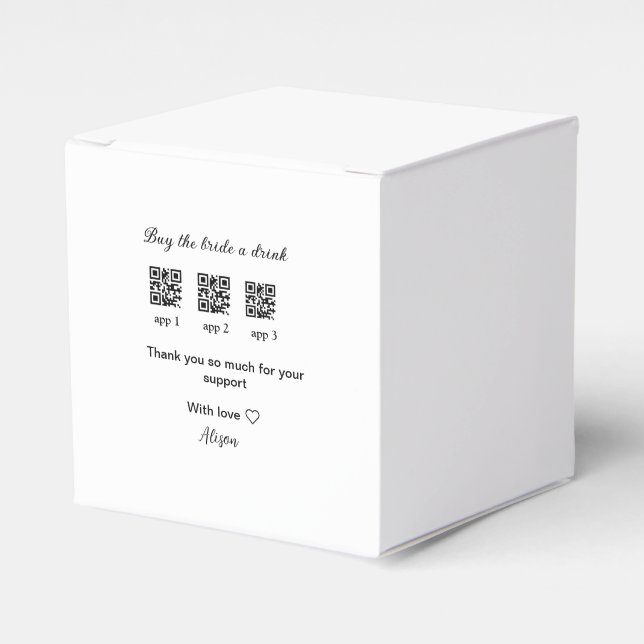 Favor Box (Front Side)