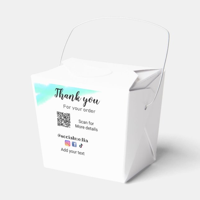 Favor Box (Front Side)