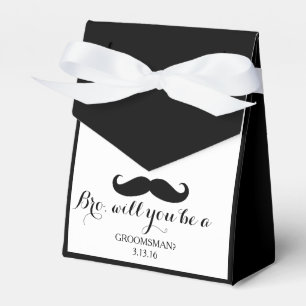 Favor Box - Bro, Groomsman Best Man