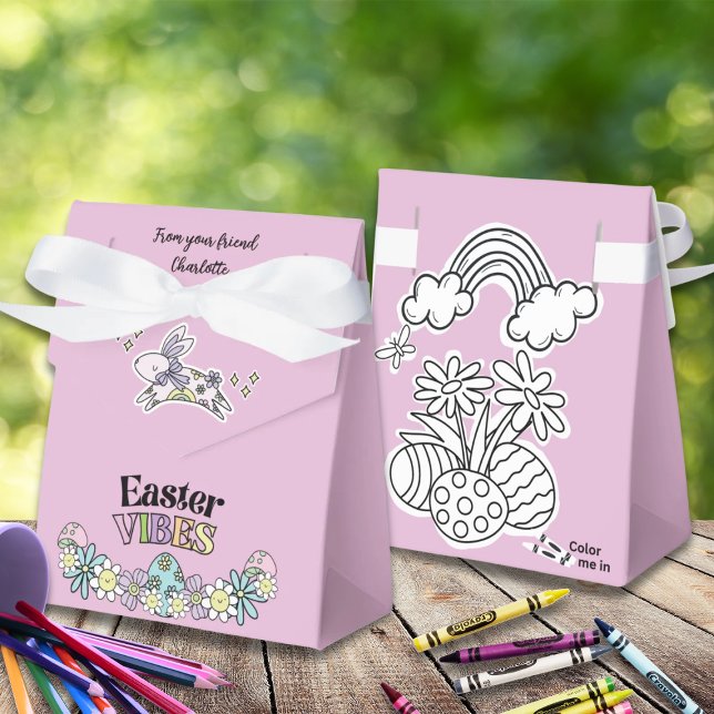 Favor Box Color-Your-own Easter Vibes! (Creator Uploaded)