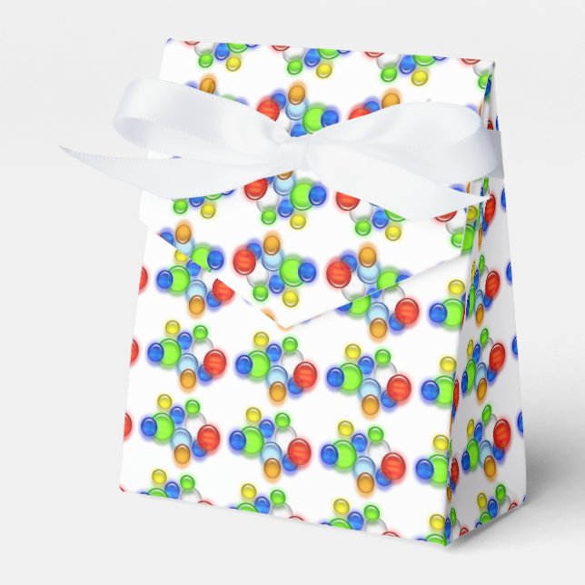 Favor Box - Colored Bubbles (Front Side)