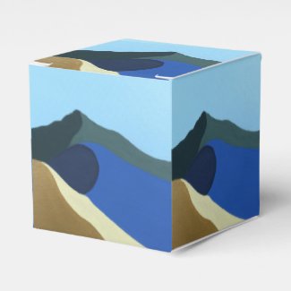 Favor Box Colors of Mt Tamalpias Painting 