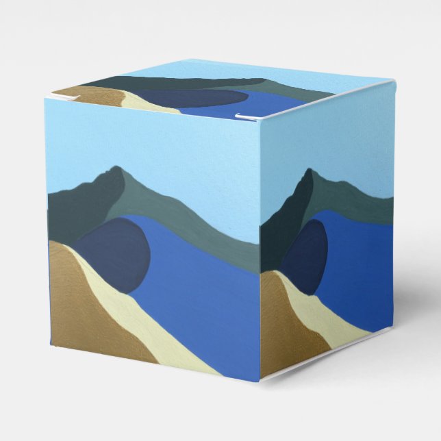 Favor Box Colors of Mt Tamalpias Painting  (Front Side)