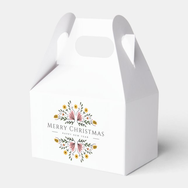 Favor Box for Merry Christmas & Happy new year (Front Side)