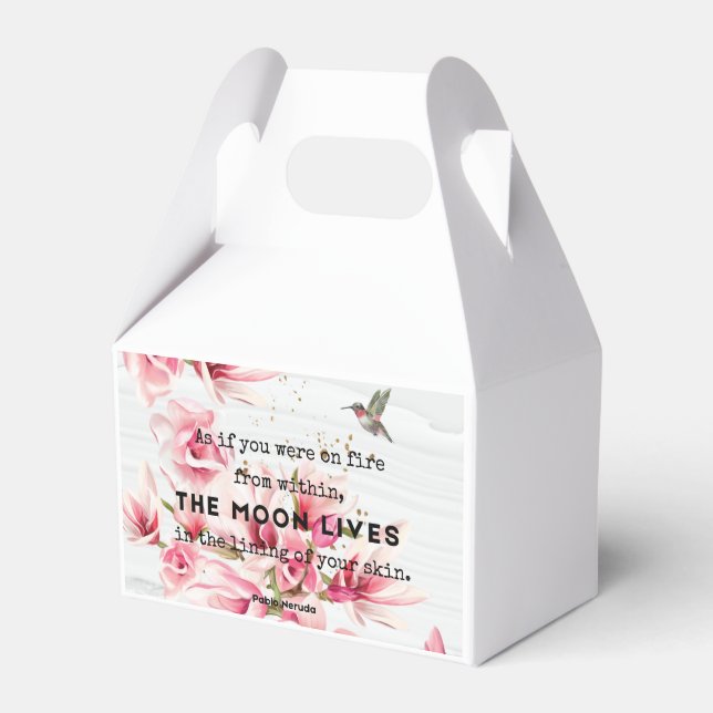 Favor Box for Weddings (Front Side)