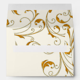 Favor Box Glam Old Hollywood Regency Black Tie Envelope