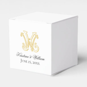 Favor Box KW Monogram or WK Monogram