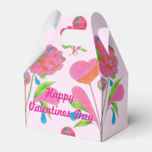 Favor Box Lollipop Flower