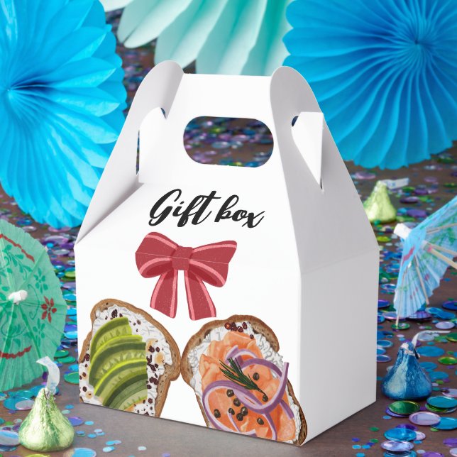 Favor Box of sandwich sweet. (Party)