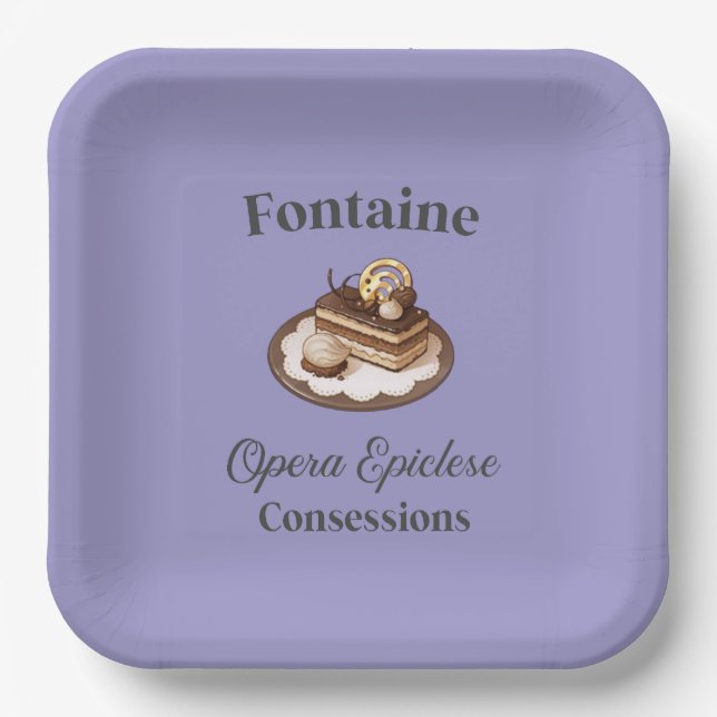 Favor Box Paper Plates (Front)