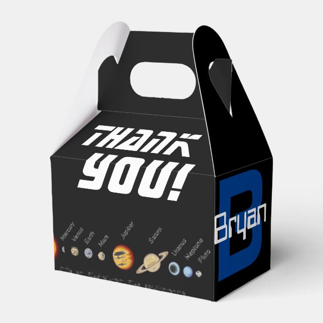 Favor Box Planets, Outer Space, Earth (Front Side)