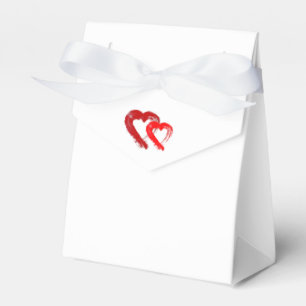 Favor Box Red Hearts