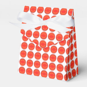 Favor Box – Rows of Red Dots