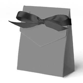 Favor Box Tent Style Gray
